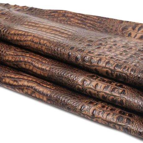 665-1509.SLC.02.jpg Italian Hornback Embossed Side - Mocha Image