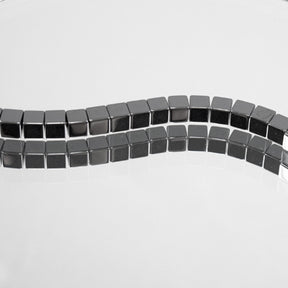 Cube Hematite Strand - 4x4mm