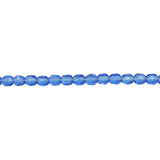 4mm Sapphire Bead Strand - Firepolished