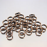 6mm Split Rings - Antique Copper 20pk