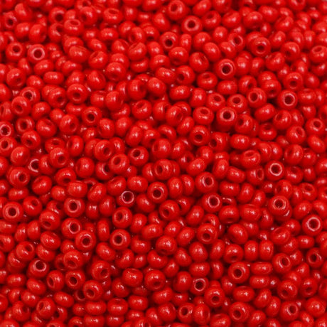 222-144019.SLC.1.jpg 10/0 Glass Seed Beads - Red 20g Image