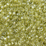 Delica Bead - Sparkling Light Yellow Green Lined DB910