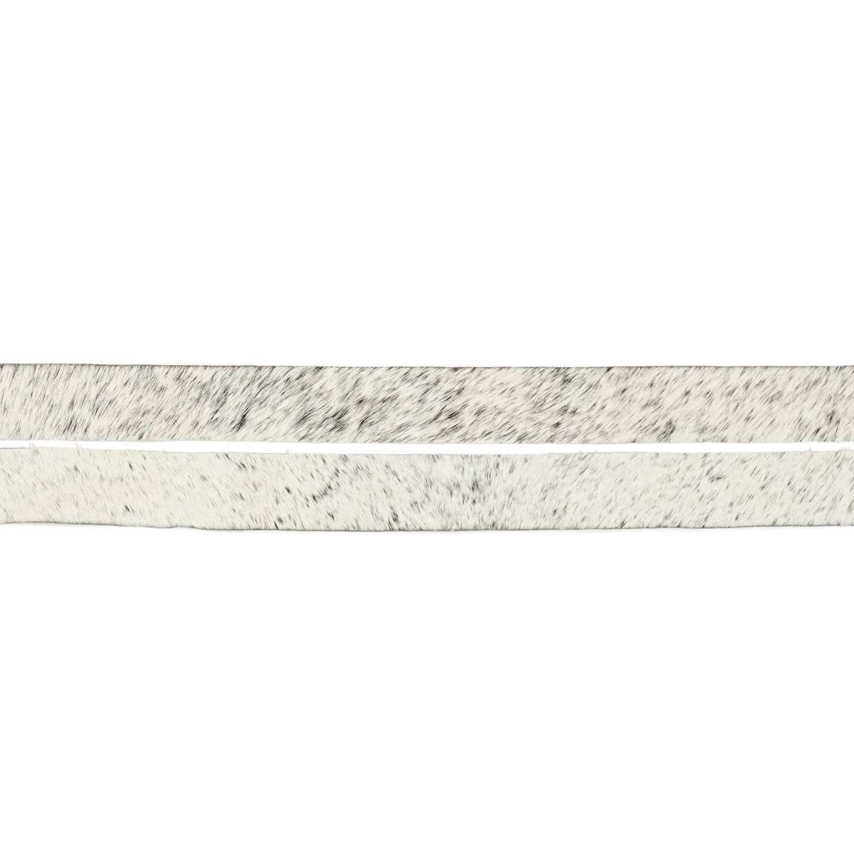 HOST.Black and White Speckled.03.jpg Hair On Strips Image