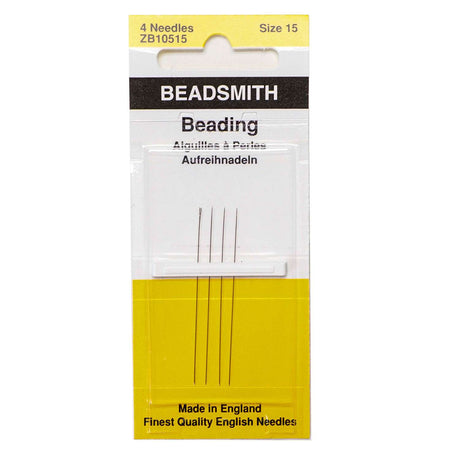 45-154.SLC.01.jpg Size 15 Beading Needle - 4pk Image