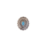 141-0013.SLC.1.jpg Mini Oval Concho - Antique Nickel Image