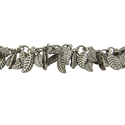 222-438.SLC.jpg Antique Silver Leaf Chain by the Inch Image