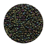 11/0 Seed Beads - Metallic Green Iris 24g