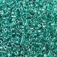 45-113918.SLC.jpg Delica Bead - Sparkling Teal Lined Crystal DB918 Image