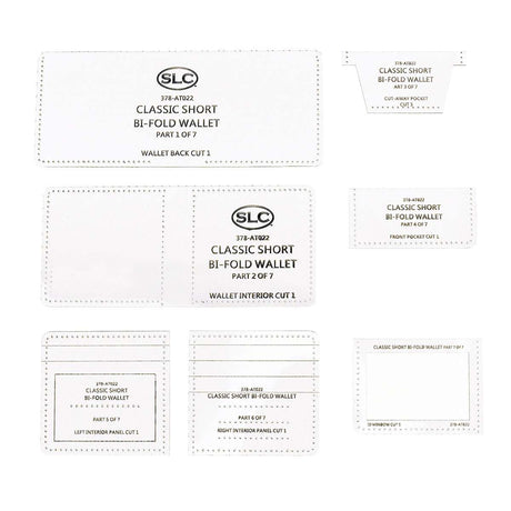 378-AT022.SLC.03.jpg Acrylic Template - Bi-Fold Wallet w/ID Image