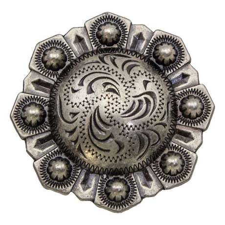 115-176805.SLC.jpg Octagon Berry Concho - OldSilver Image