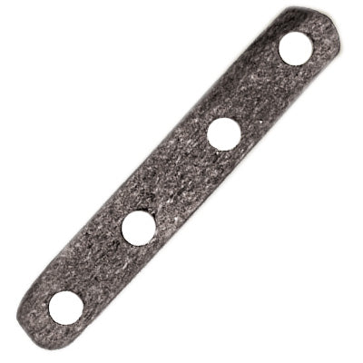 30-204.SLC.jpg 4 Hole Black Bone Spacer - 10pk Image