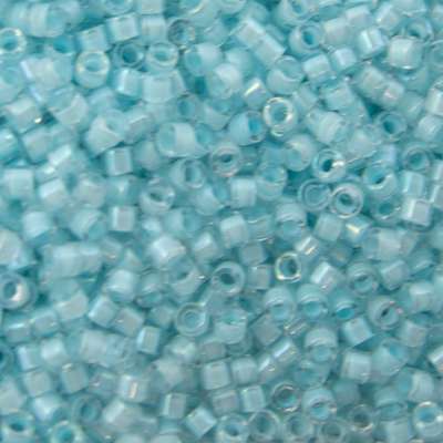 45-113078.SLC.jpg Delica Bead - Aqua AB Lined DB078 Image