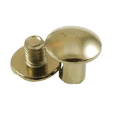 Ten pack of half in screw post in nickel plate