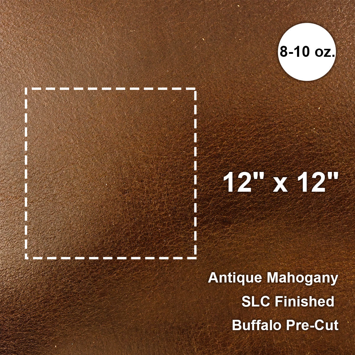 133-421203.SLC.1.jpg 12"x12" Antique Mahogany Buffalo Pre-Cut Image