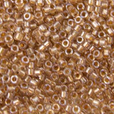 45-113901.SLC.jpg Delica Bead - Sparkling Crystal Gold Lined DB901 Image