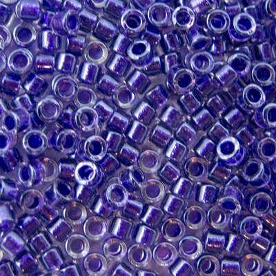 45-113923.SLC.jpg Delica Bead - Sparkling Violet Lined Crystal DB923 Image