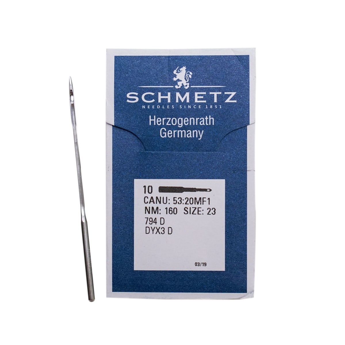 HSMN.Size 23-D.01.jpg Heavy Stitcher Machine Needles Image