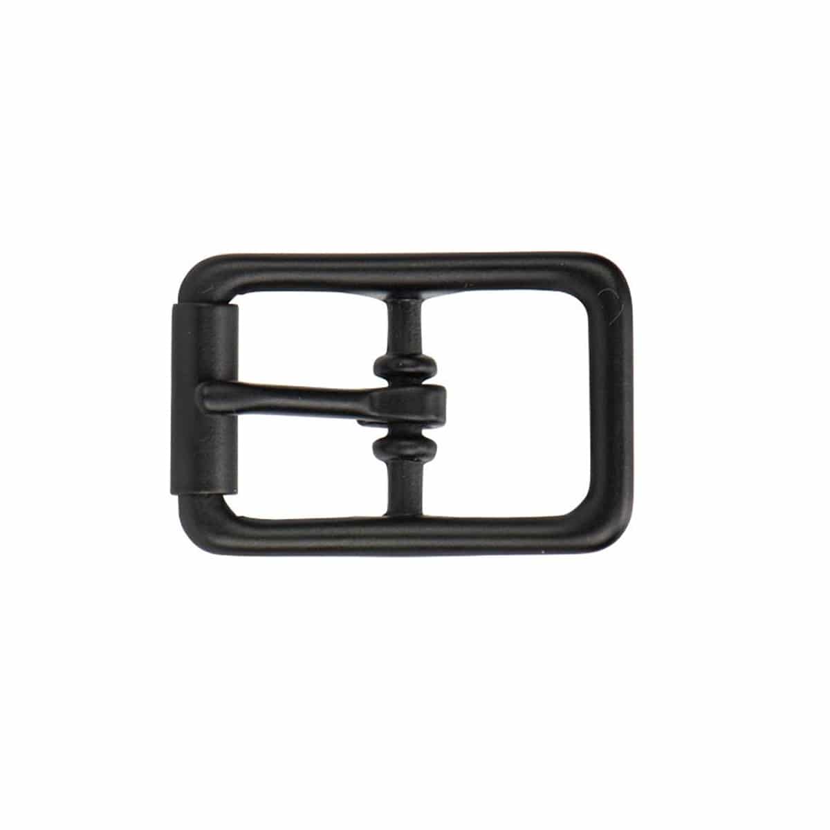 CBHR.¾.01.jpg Black Center Bar Halter Buckle With Roller Image