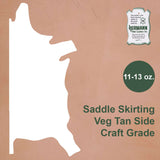 49-6.SLC.1.jpg Side Herm Oak Saddle Skirting - Craft Grade Image