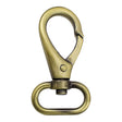 020-800805.SLC.jpg 3/4" Push Gate Swivel Snap - Antique Brass Image