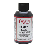 ALAPFO.Black.01.jpg Angelus Leather Acrylic Paint 4oz Image