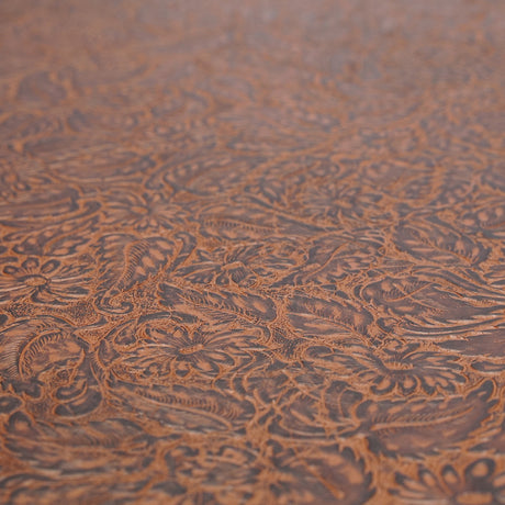 DFL.Cognac.04.jpg Daisy Floral Embossed Cow Image