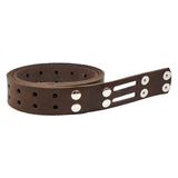 100-2039.SLC.1.jpg 1 1/2" Brown Hermann Oak Double Hole Belt Blank w/ Snaps Image