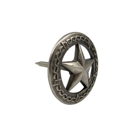 115-179160.SLC.jpg 1" Star Barbwire Tack - Old Silver 25pk Image