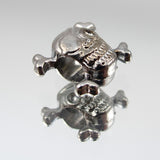 Silver Pirate Large Hole Bead