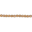 339-68.SLC.1.jpg 6mm Smoke Topaz Bead Strand - Firepolished Image