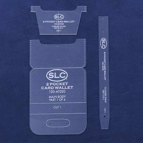 Acrylic Template - 2 Slot Card Holder