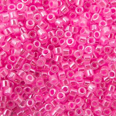 45-113246.SLC.jpg Delica Bead - Dark Pink Crystal Lined DB246 Image