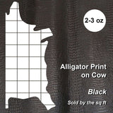 371-17901.SLC.4.jpg Embossed Gator on Cow - Black Image