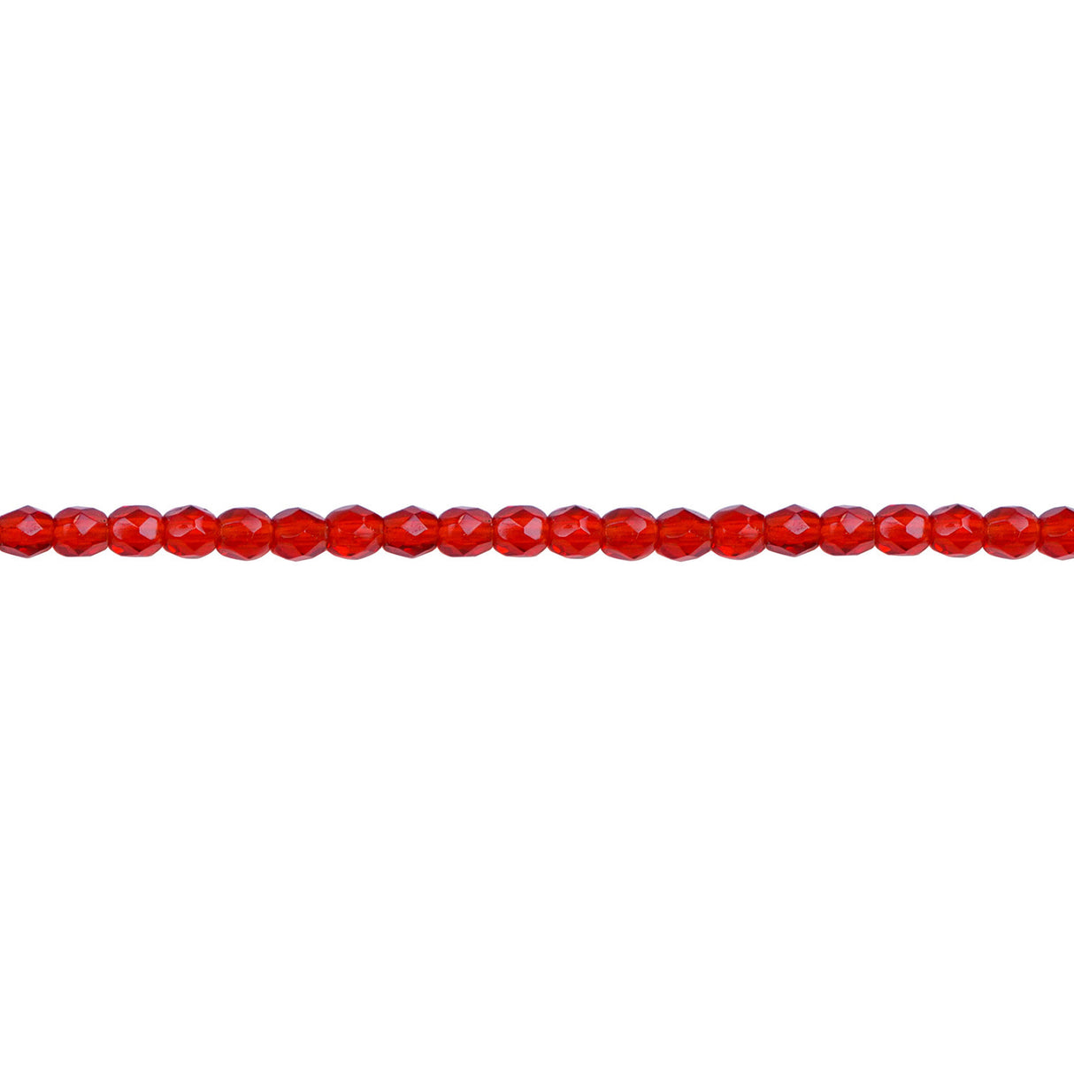 339-19.SLC.1.jpg 3mm Siam Ruby Bead Strand - Firepolished Image