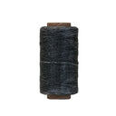Dark Grey Rhino waxed hand sewing thread