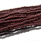 11/0 Seed Beads - Opaque Dark Brown 20g