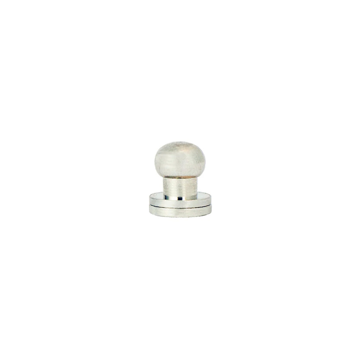 SB10.Nickel.8mm.01.jpg Solid Brass Button Studs - 10 Pack Image
