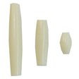 205-101.SLC.jpg ½" Hair Pipe Beads - White 50pk Image