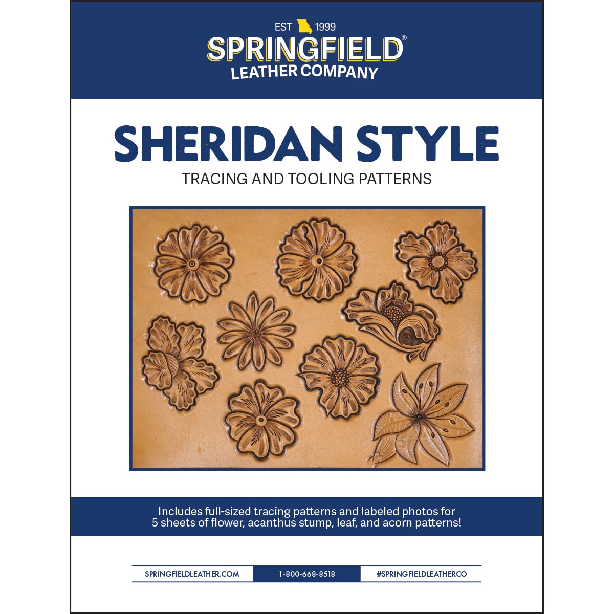 Sheridan Style Tooling Pattern | Springfield Leather Co.