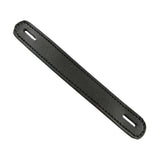 7 1/2"x1 1/8" Black Veg Tan Slotted Handle