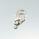 6pk Small Lobster Clasp - Silver Plate