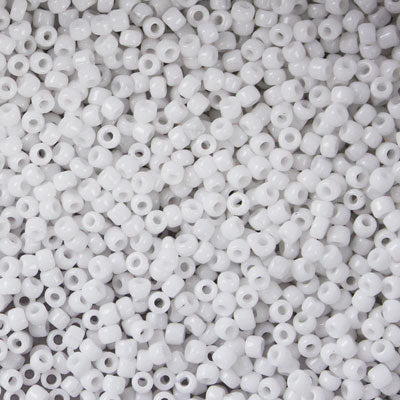 229-110026.SLC.jpg Seed Beads 11/0 White - 22g Image