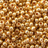 229-1014.SLC.jpg Seed Beads 10/0 Metallic Gold - 20g Image