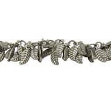 Antique Silver Leaf Chain by the Inch
