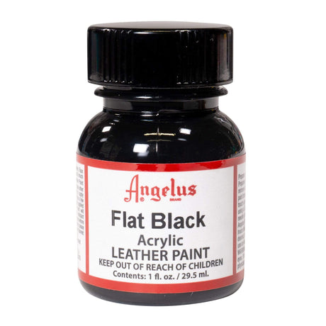 ALAP.Flat Black.1oz.01.jpg Angelus Leather Acrylic Paint Image