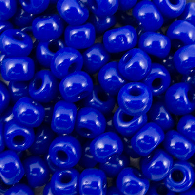 45-69414.SLC.jpg 6/0 Seed Beads - Opaque Cobalt 20g Image
