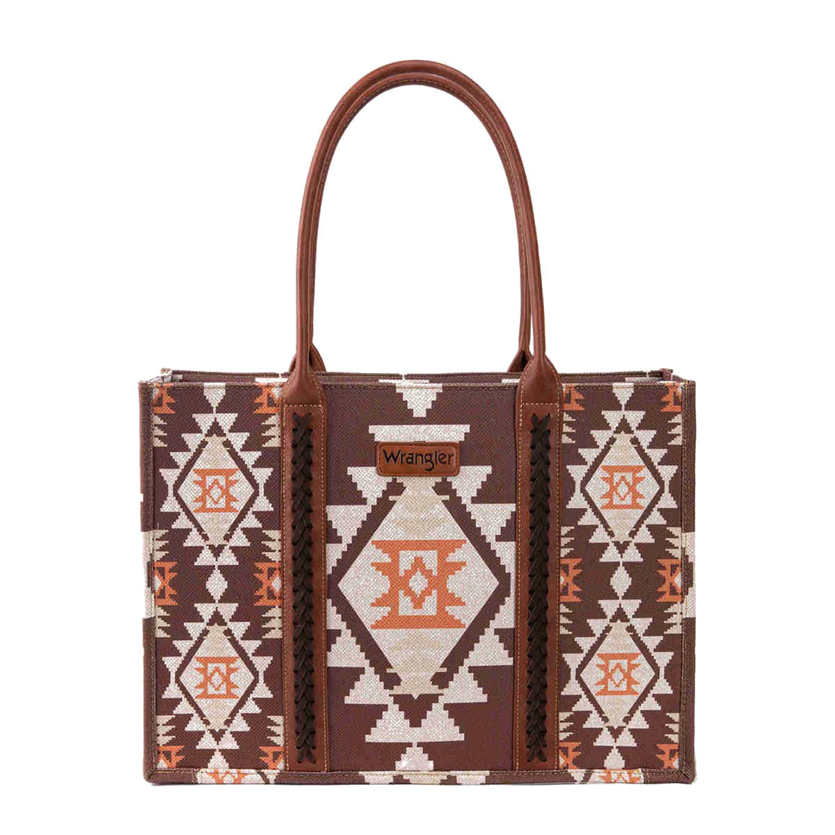 WWCT.Dark Coffee.01.jpg Wrangler Wide Canvas Tote Image