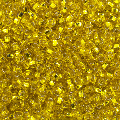 222-144201.SLC.jpg 10/0 Seed Beads - Yellow Lined 20g Image