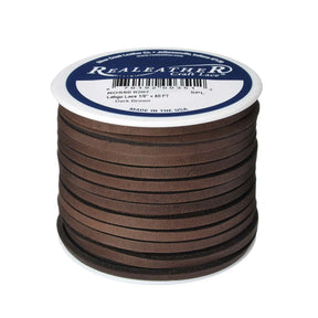Lace,Latigo,DkBrown,1/8",50ft