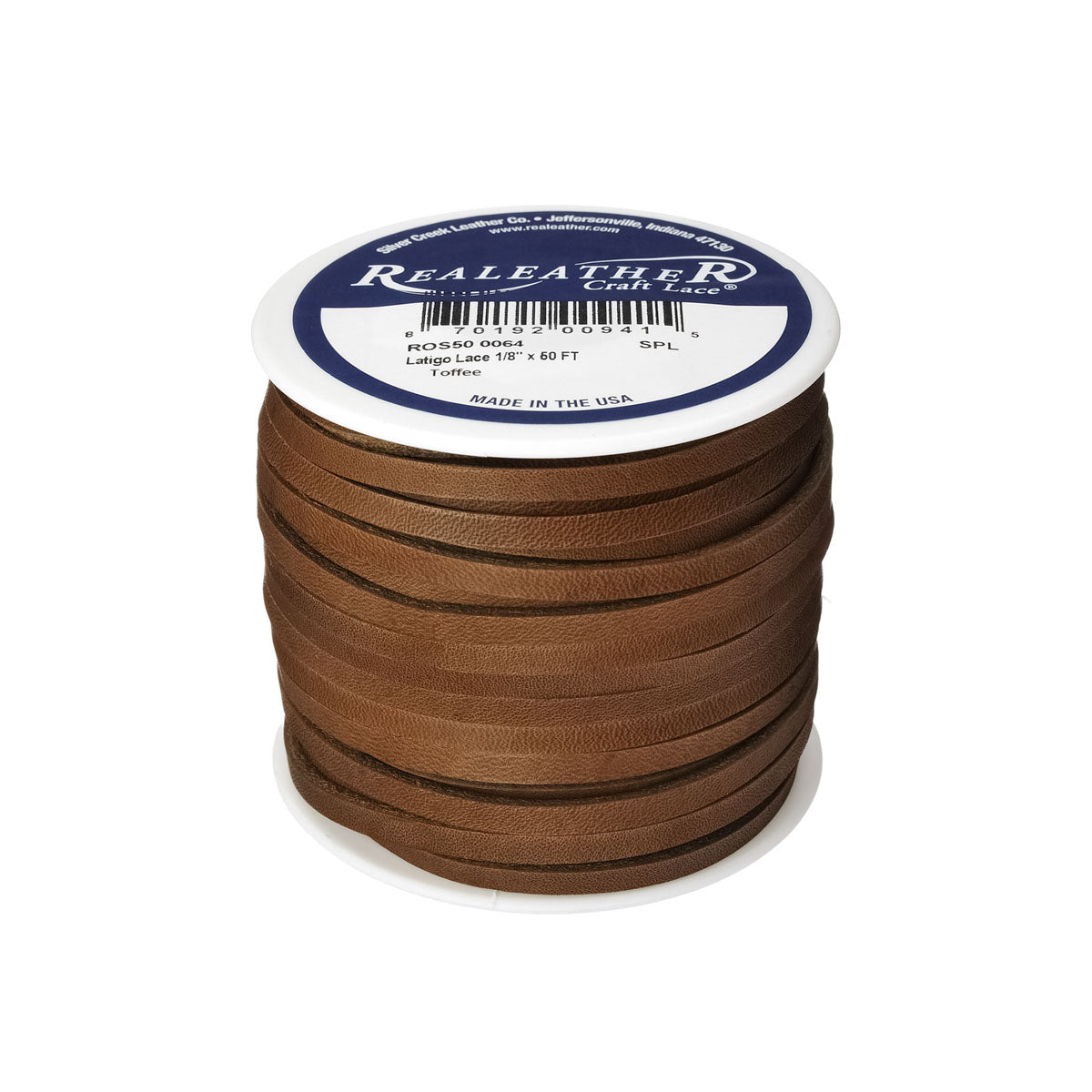 28-9009.SLC.04.jpg Lace Latigo Toffee 1/8" x 50' Image